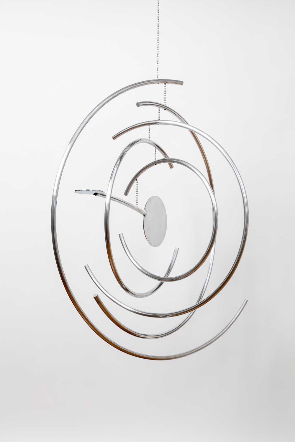 ATE #9, Polished aluminum, 30 1/2 x 28 x 25"