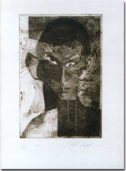 Franz Kafka, Etching, 21 1/2" x 16"