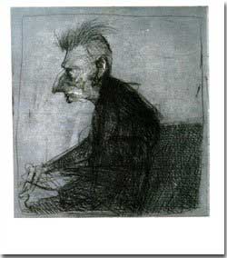Samuel Beckett 2, Etching, 21 1/2" x 16"