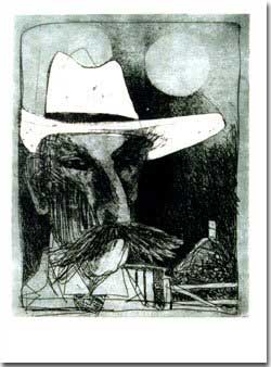 Thomas Hardy, Etching, 21 1/2" x 16"
