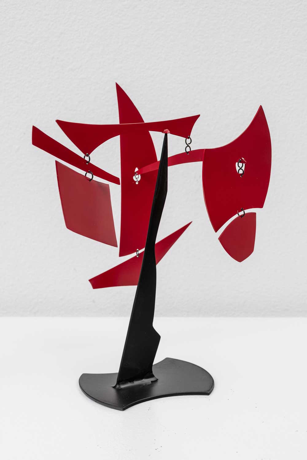 Red Tree, Painted steel, 12 x 10 x 7", SOLD