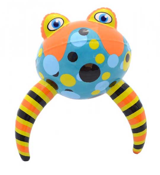 Orange Sand Crab, Glazed ceramic, 15 1/2" x 18" x 15", SOLD
