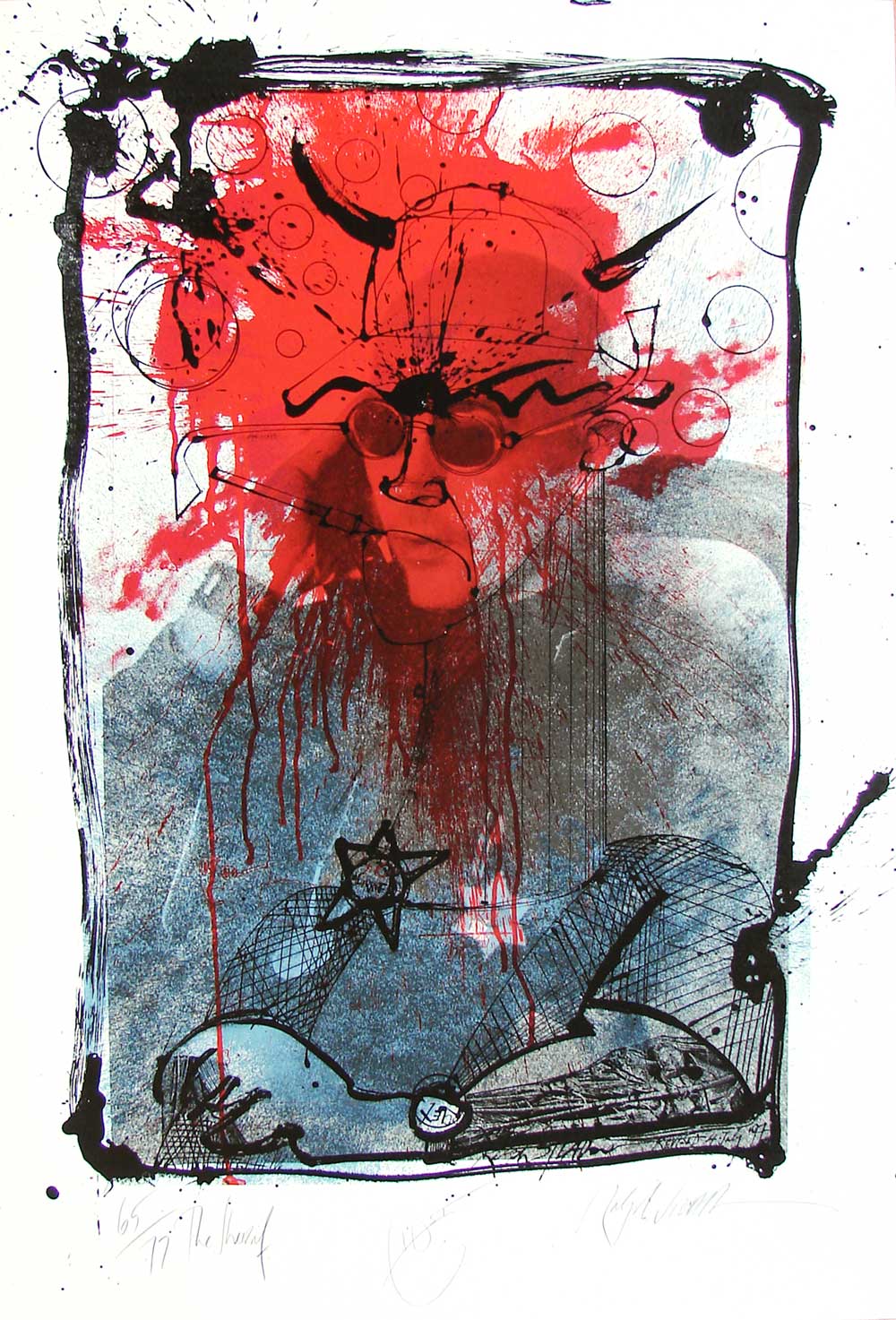 The Sheriff Silkscreen, 40" x 30", SOLD