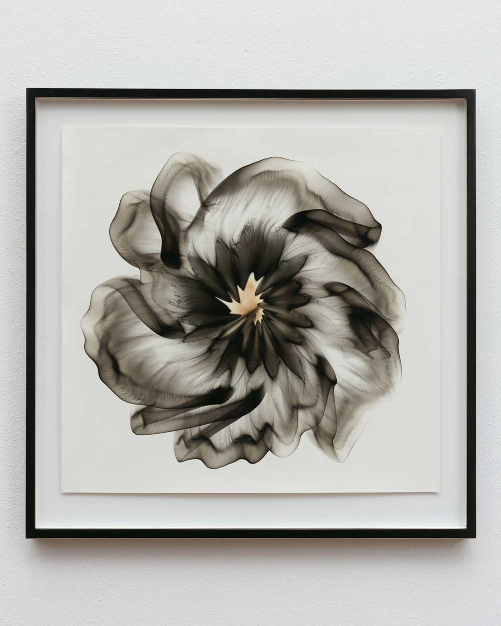 Untitled 15.8, Smoke on paper, 33 x 33”, SOLD