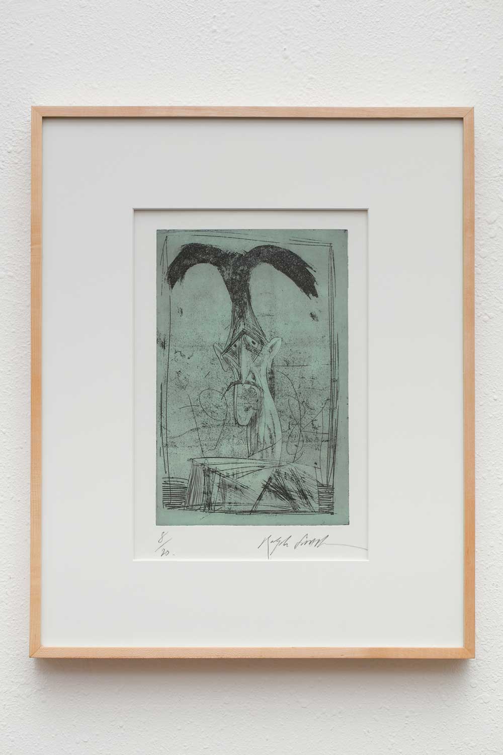 George Orwell, George Orwell, 1996 Etching, #8/20, 21 x 16 inches